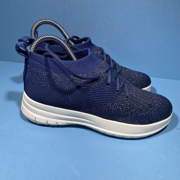 Fitflop Women Shoe Uberknit High Size 6M Slip On Sneaker Pre Owned - Picture 3 of 7